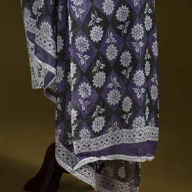 Cotton jaipur printed dupatta 07 - handcrafted