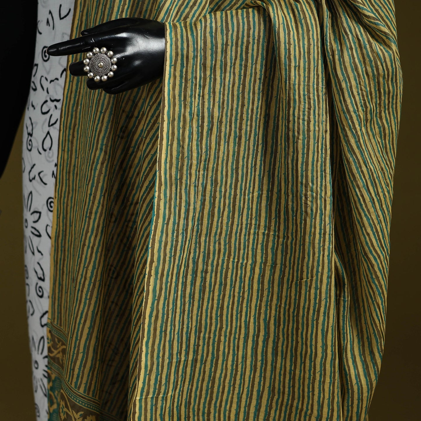 Cotton jaipur printed dupatta 08 - handcrafted