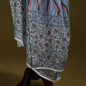 Cotton jaipur printed dupatta 10 - handcrafted