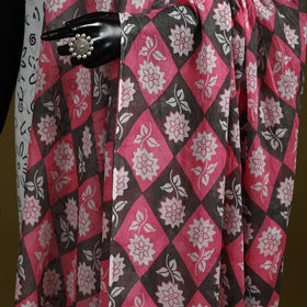 Cotton jaipur printed dupatta 101 - handcrafted