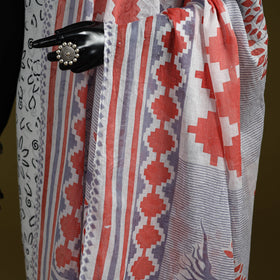 Cotton jaipur printed dupatta 105 - handcrafted