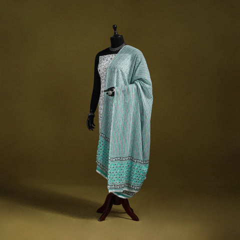 Cotton jaipur printed dupatta 106 - handcrafted