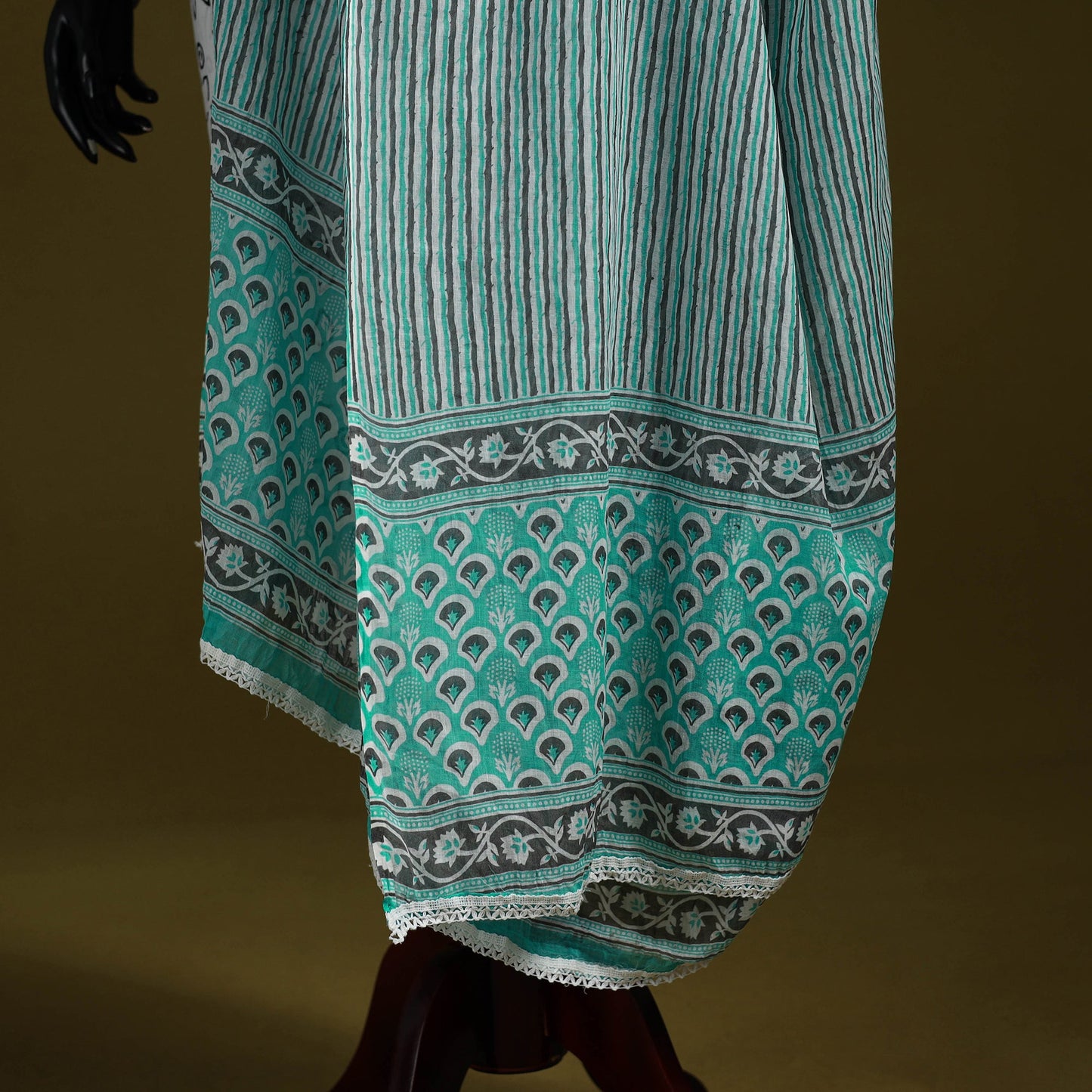 Cotton jaipur printed dupatta 106 - handcrafted