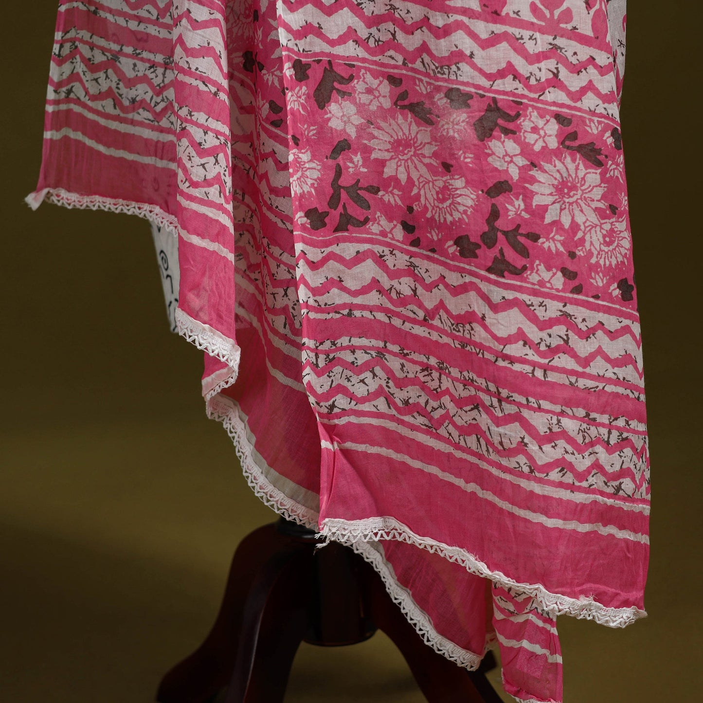Cotton jaipur printed dupatta 108 - handcrafted