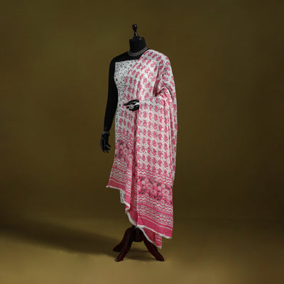 Cotton jaipur printed dupatta 108 - handcrafted