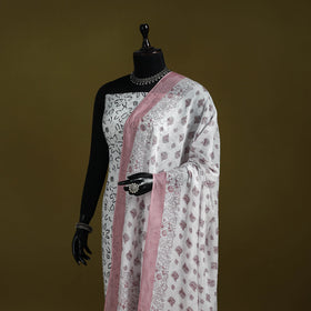 Cotton jaipur printed dupatta 11 - handcrafted