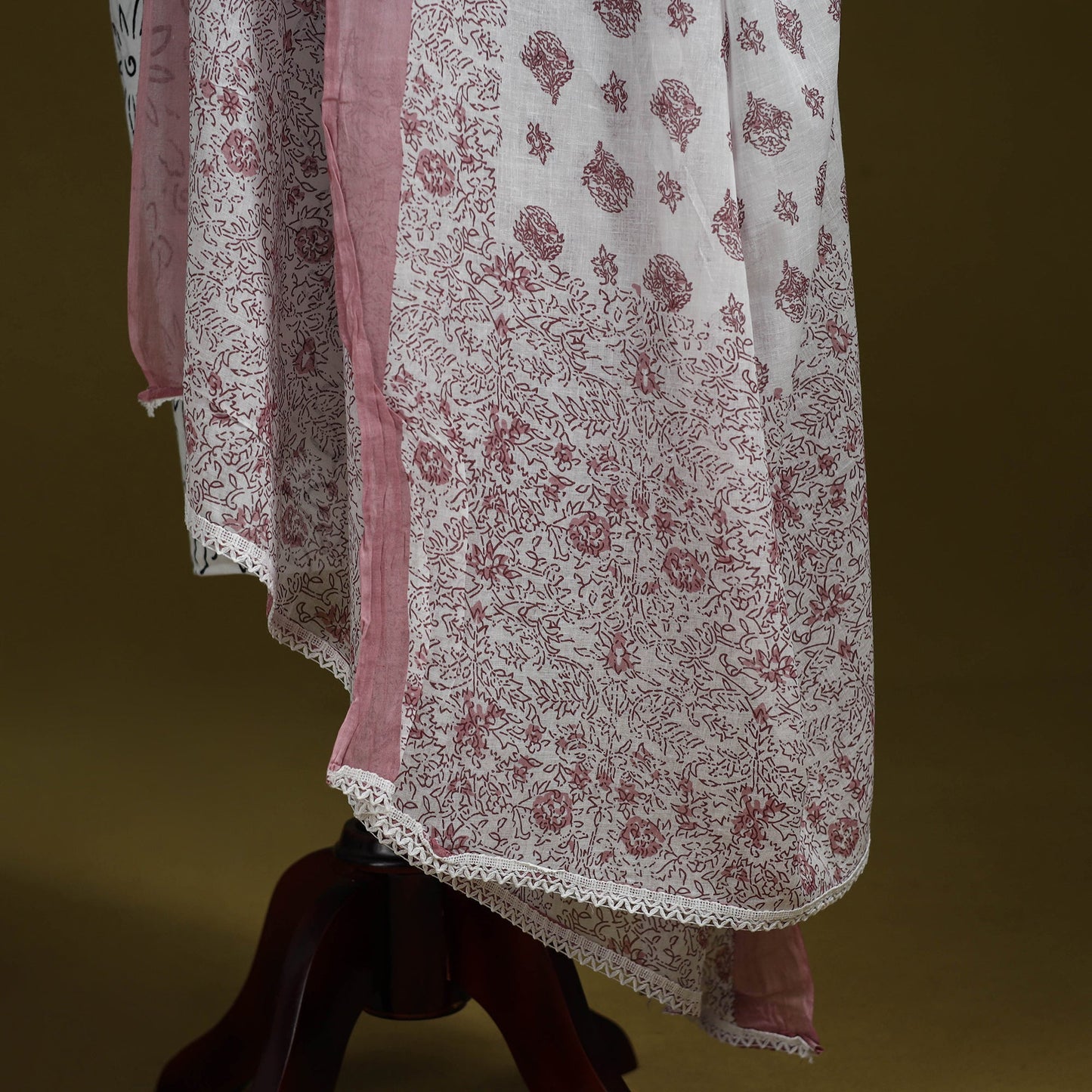 Cotton jaipur printed dupatta 11 - handcrafted