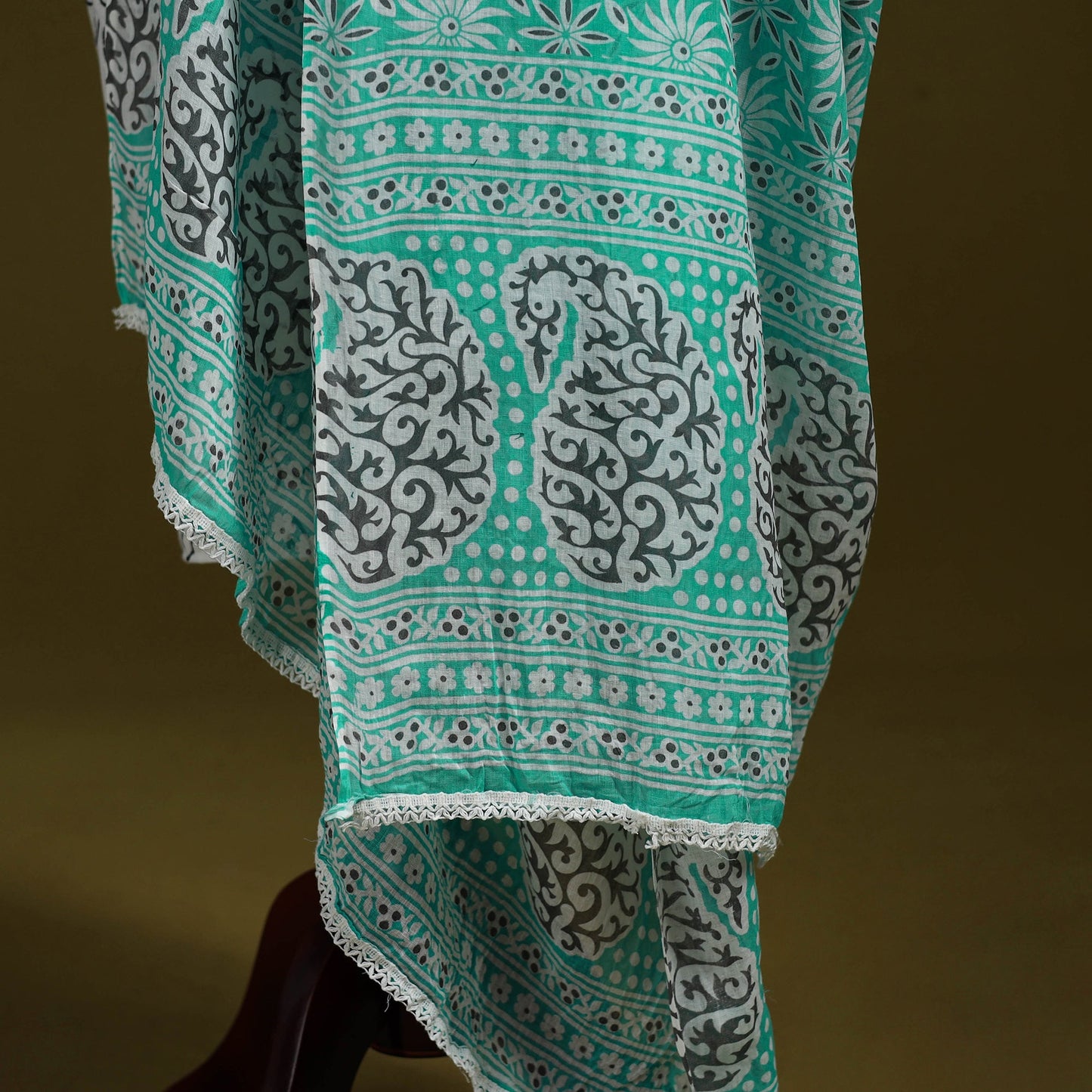 Cotton jaipur printed dupatta 111 - handcrafted