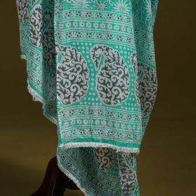 Cotton jaipur printed dupatta 111 - handcrafted