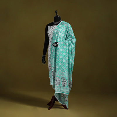 Cotton jaipur printed dupatta 111 - handcrafted