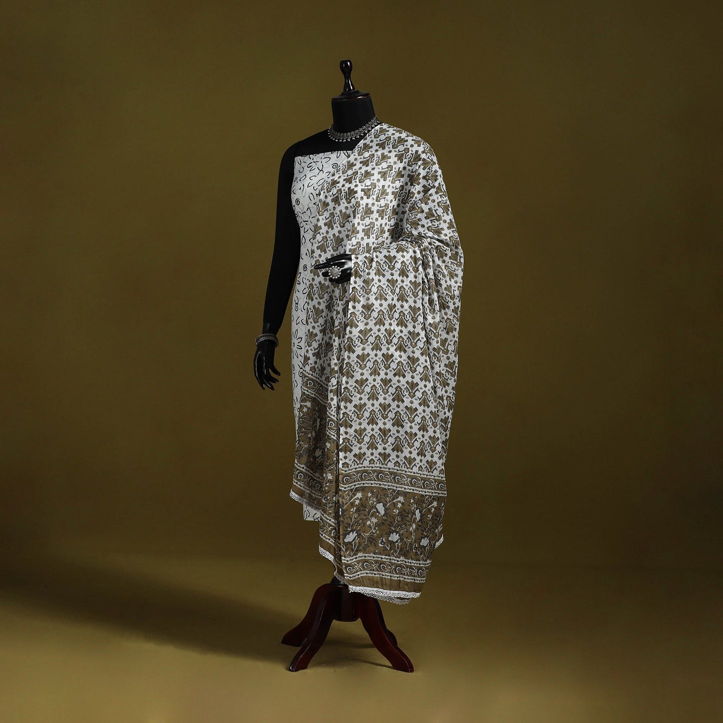 Cotton jaipur printed dupatta 112 - handcrafted