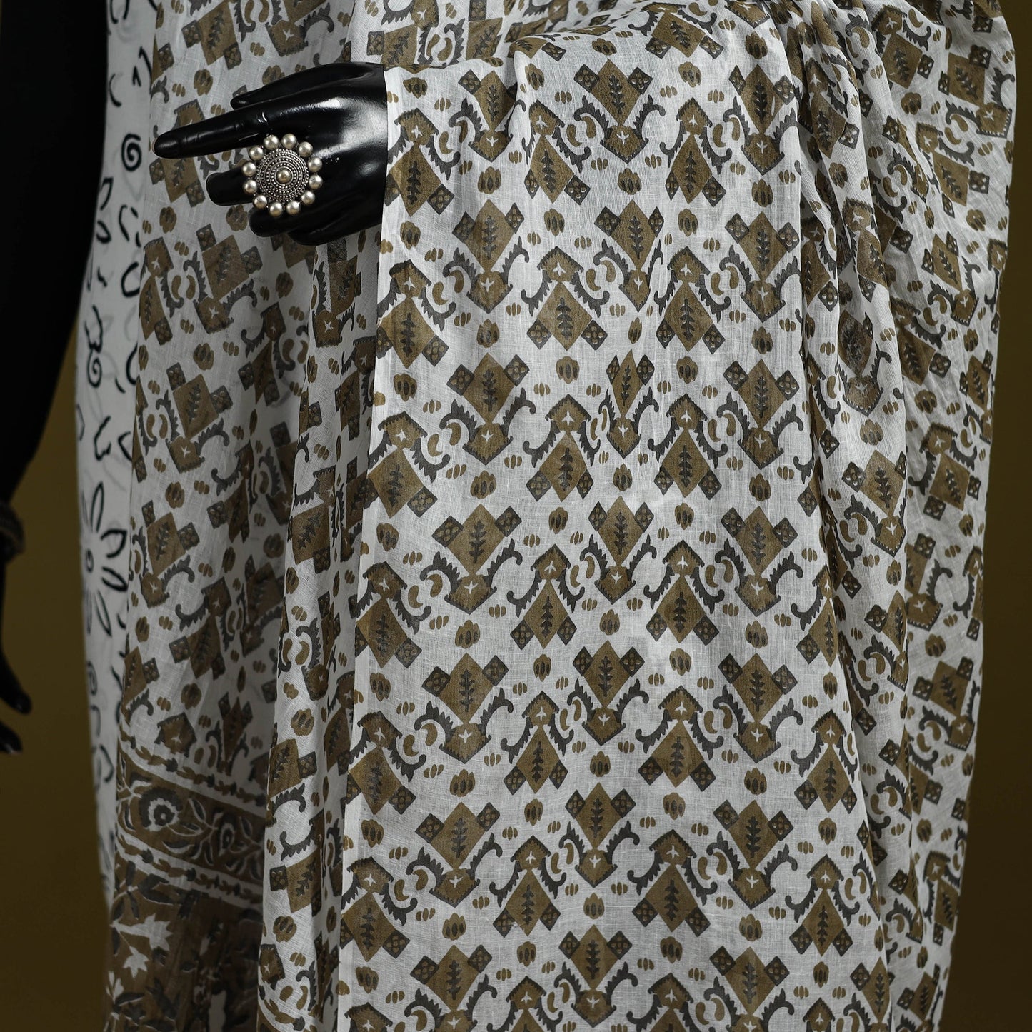 Cotton jaipur printed dupatta 112 - handcrafted