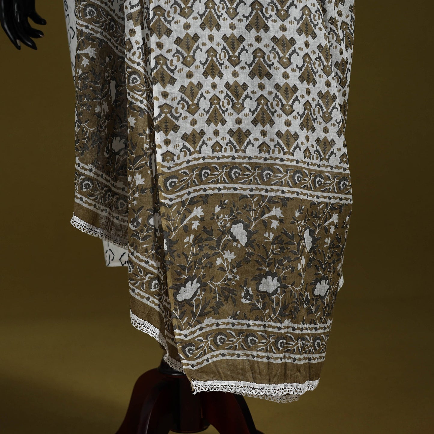 Cotton jaipur printed dupatta 112 - handcrafted