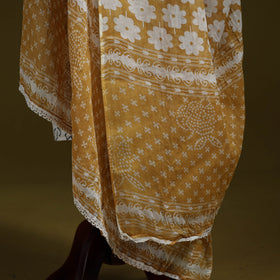 Cotton jaipur printed dupatta 114 - handcrafted