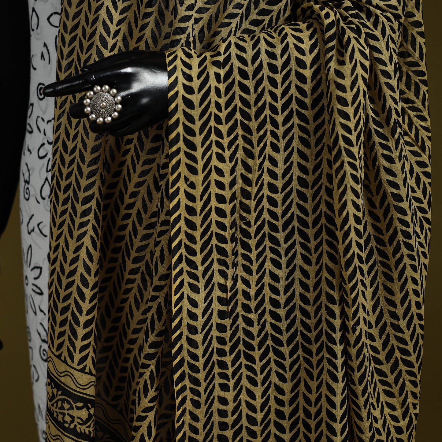 Cotton jaipur printed dupatta 116 - handcrafted