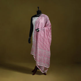Cotton jaipur printed dupatta 117 - handcrafted