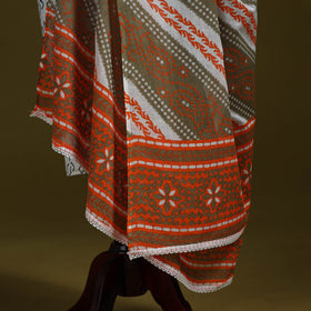 Cotton jaipur printed dupatta 12 - handcrafted