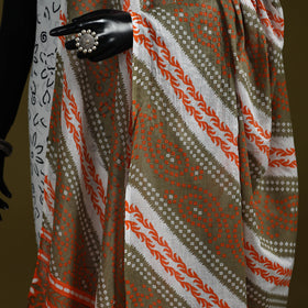 Cotton jaipur printed dupatta 12 - handcrafted