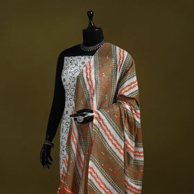 Cotton jaipur printed dupatta 12 - handcrafted