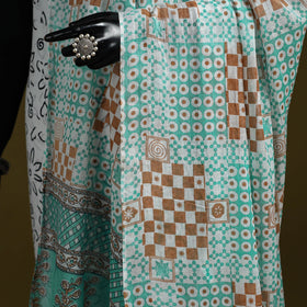 Cotton jaipur printed dupatta 14 - handcrafted