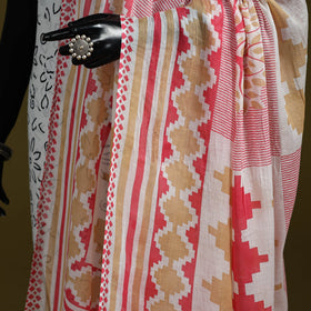 Cotton jaipur printed dupatta 15 - handcrafted