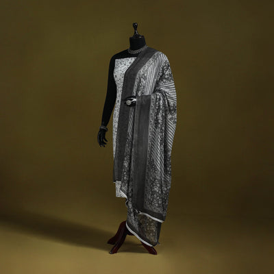 Cotton jaipur printed dupatta 16 - handcrafted