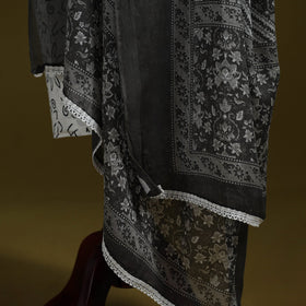 Cotton jaipur printed dupatta 16 - handcrafted