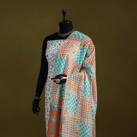 Cotton jaipur printed dupatta 17 - handcrafted