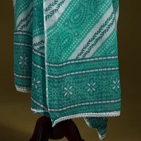 Cotton jaipur printed dupatta 18 - handcrafted