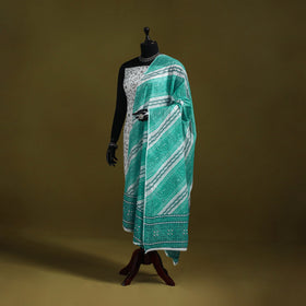 Cotton jaipur printed dupatta 18 - handcrafted