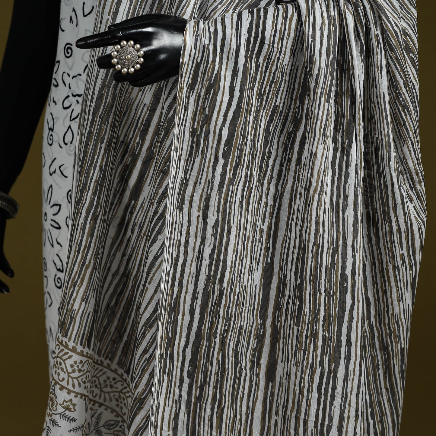 Cotton jaipur printed dupatta 19 - handcrafted