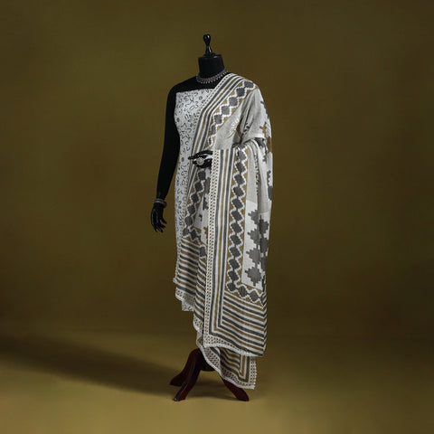 Cotton jaipur printed dupatta 20 - handcrafted