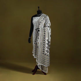 Cotton jaipur printed dupatta 20 - handcrafted