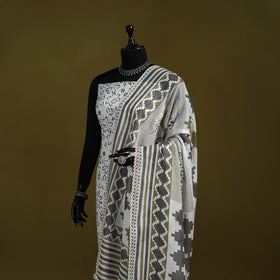 Cotton jaipur printed dupatta 20 - handcrafted