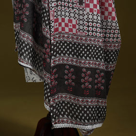 Cotton jaipur printed dupatta 22 - handcrafted