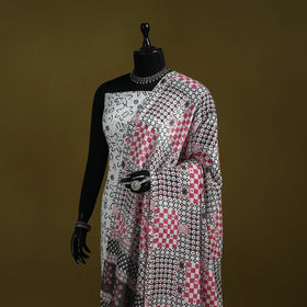 Cotton jaipur printed dupatta 22 - handcrafted
