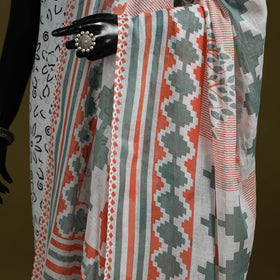 Cotton jaipur printed dupatta 28 - handcrafted