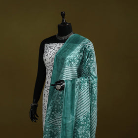 Cotton jaipur printed dupatta 29 - handcrafted