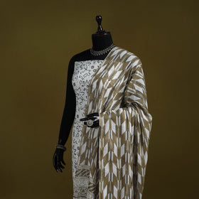 Cotton jaipur printed dupatta 30 - handcrafted