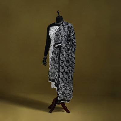 Cotton jaipur printed dupatta 31 - handcrafted