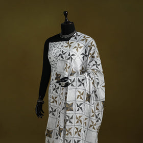 Cotton jaipur printed dupatta 32 - handcrafted