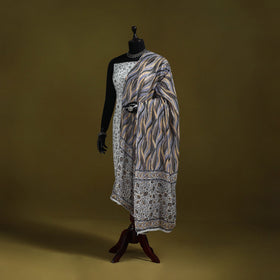 Cotton jaipur printed dupatta 33 - handcrafted