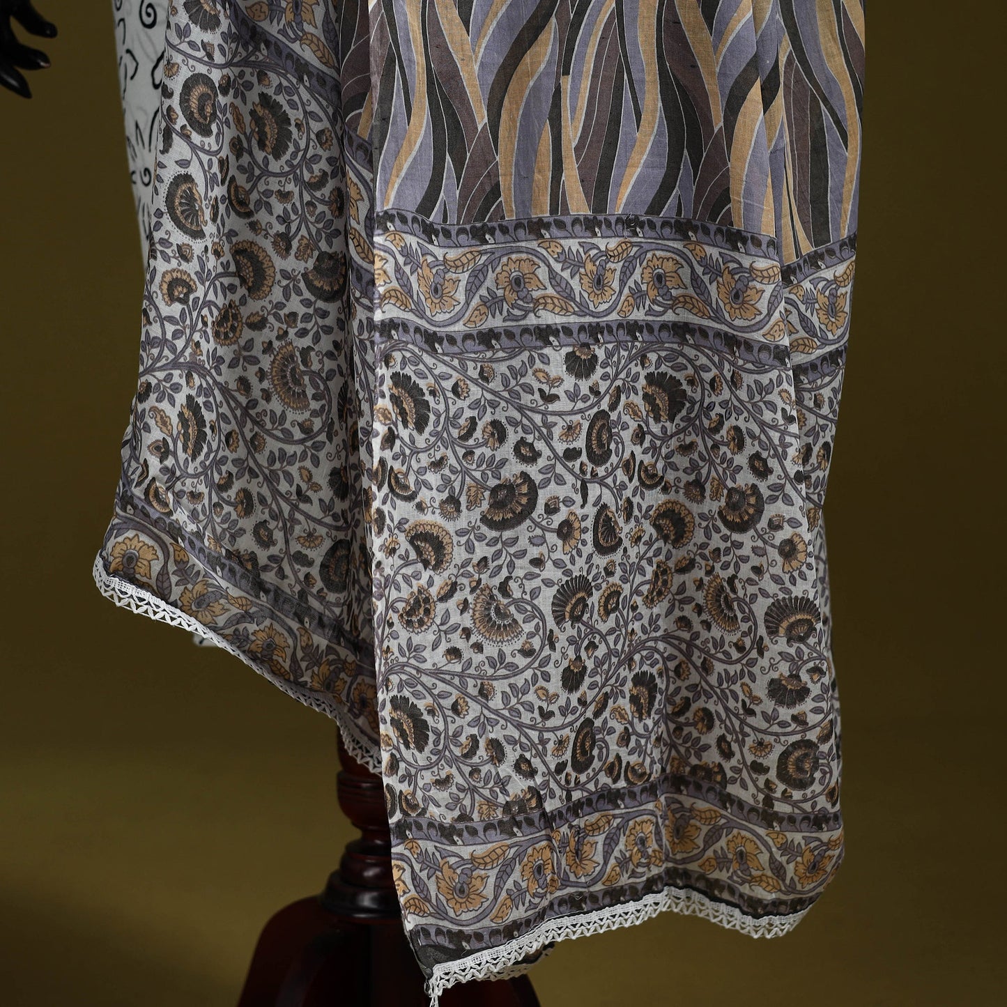 Cotton jaipur printed dupatta 33 - handcrafted