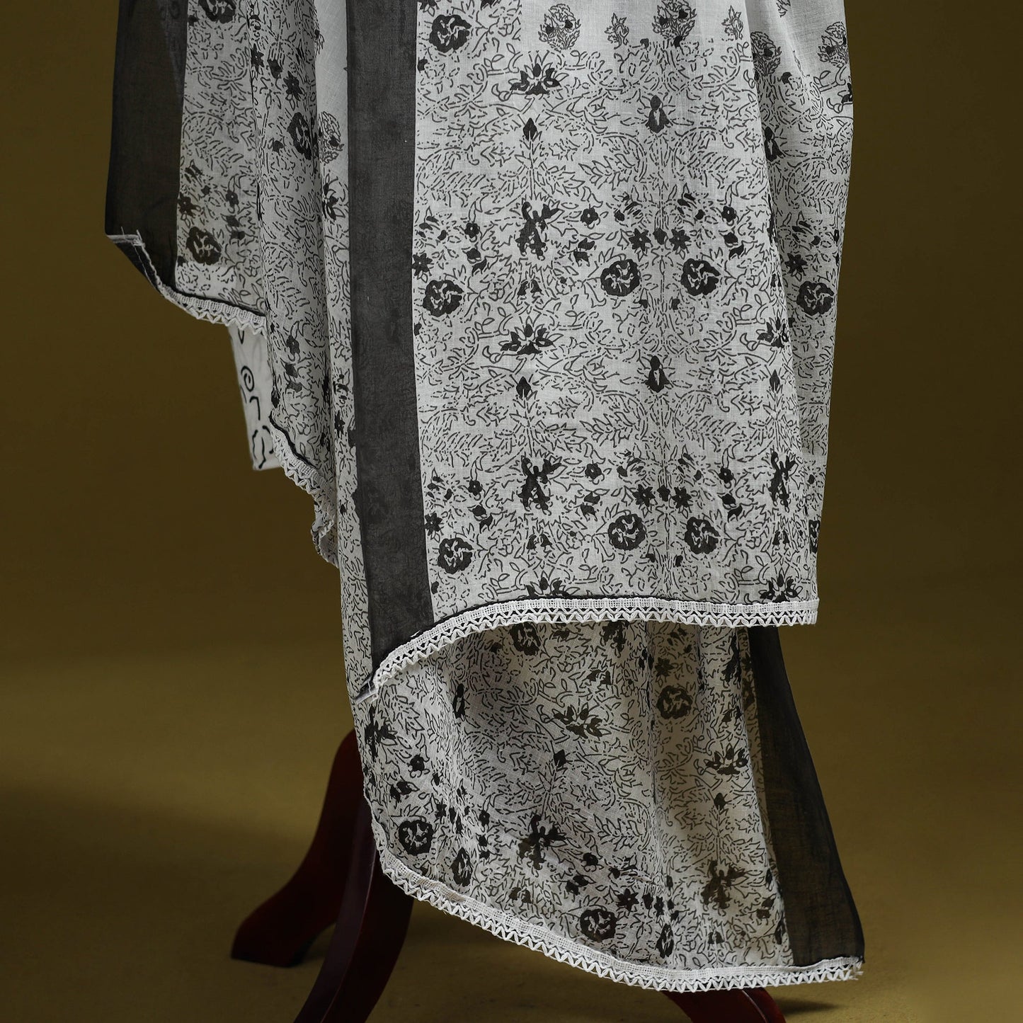 Cotton jaipur printed dupatta 36 - handcrafted