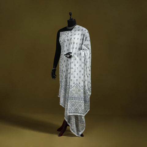 Cotton jaipur printed dupatta 37 - handcrafted