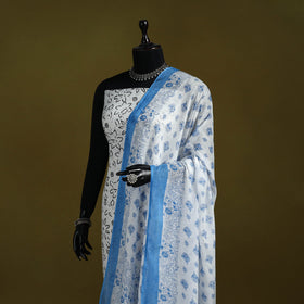 Cotton jaipur printed dupatta 39 - handcrafted