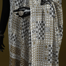 Cotton jaipur printed dupatta 40 - handcrafted