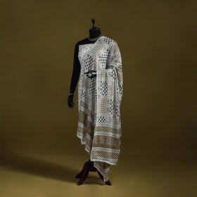 Cotton jaipur printed dupatta 40 - handcrafted