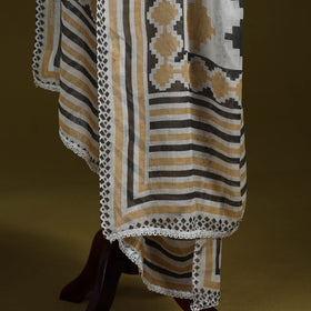 Cotton jaipur printed dupatta 41 - handcrafted