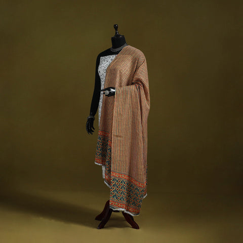 Cotton jaipur printed dupatta 42 - handcrafted